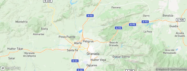 Güevéjar, Spain Map