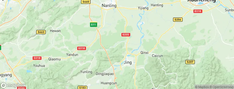 Gufeng, China Map