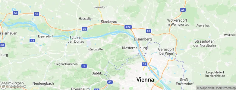 Gugging, Austria Map
