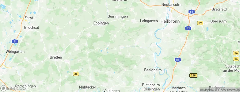 Güglingen, Germany Map