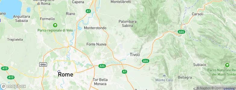 Guidonia Montecelio, Italy Map