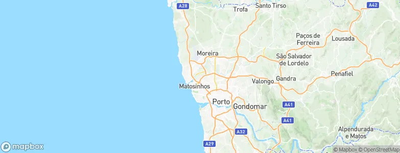 Guifões, Portugal Map