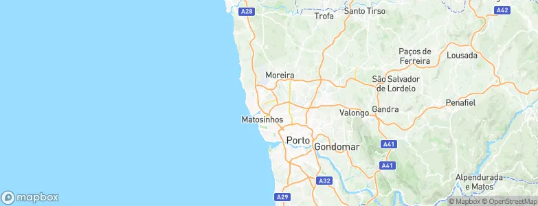 Guifões, Portugal Map