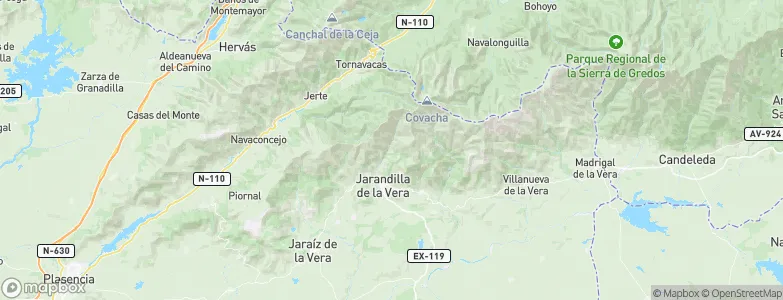 Guijo de Santa Bárbara, Spain Map