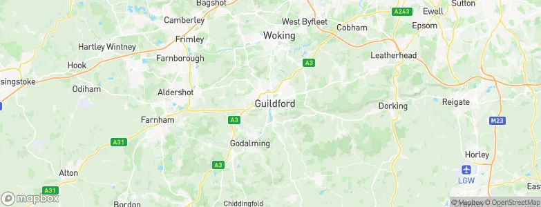 Guildford, United Kingdom Map