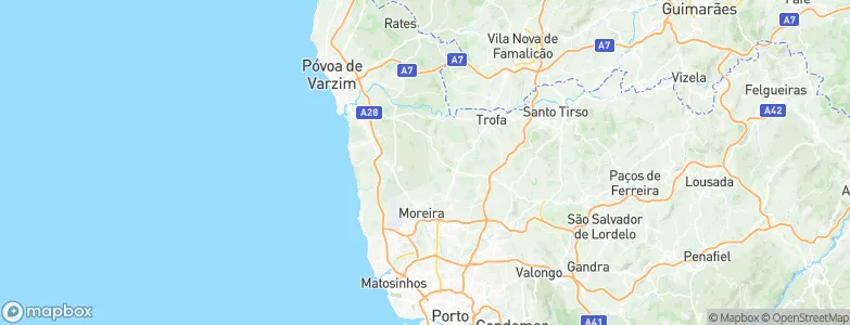 Guilhabreu, Portugal Map