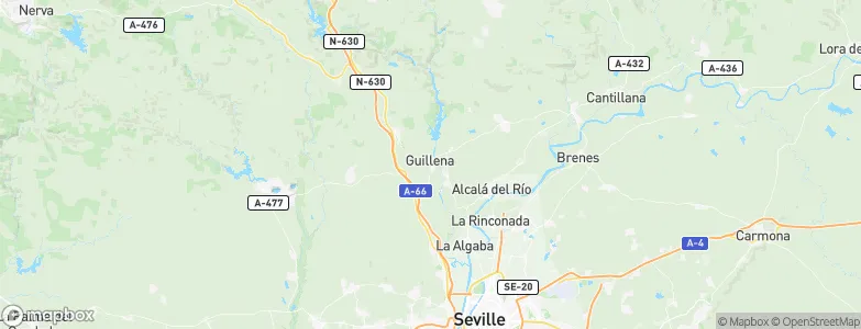 Guillena, Spain Map