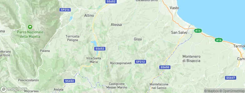 Guilmi, Italy Map