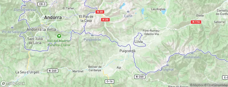 Guils de Cerdanya, Spain Map