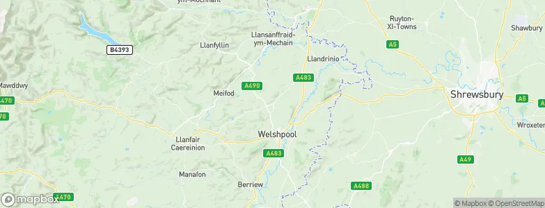 Guilsfield, United Kingdom Map