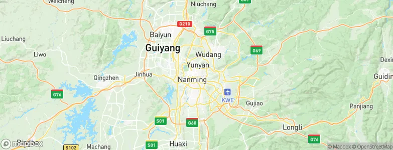 Guiyang, China Map