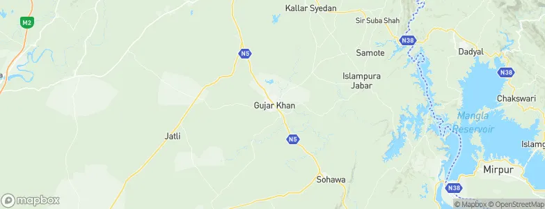 Gujar Khan, Pakistan Map