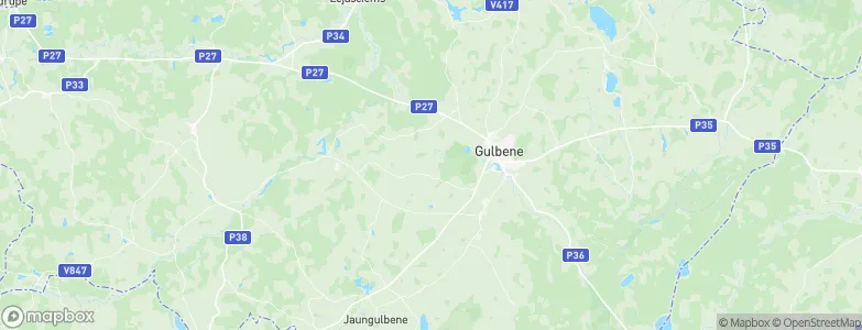 Gulbenes novads, Latvia Map