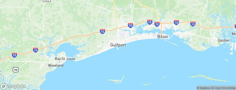 Gulfport, United States Map