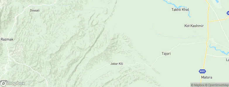 Gulishah Kach, Pakistan Map