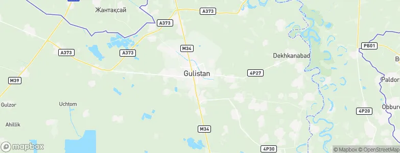 Guliston, Uzbekistan Map