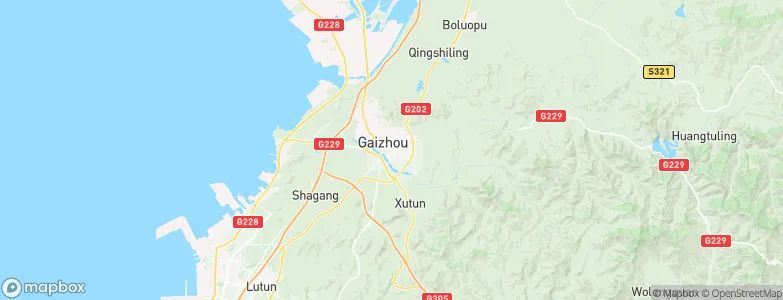 Gulou, China Map