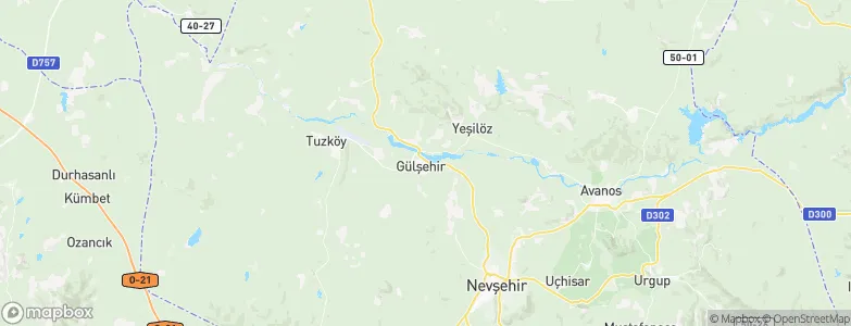 Gülşehir, Turkey Map
