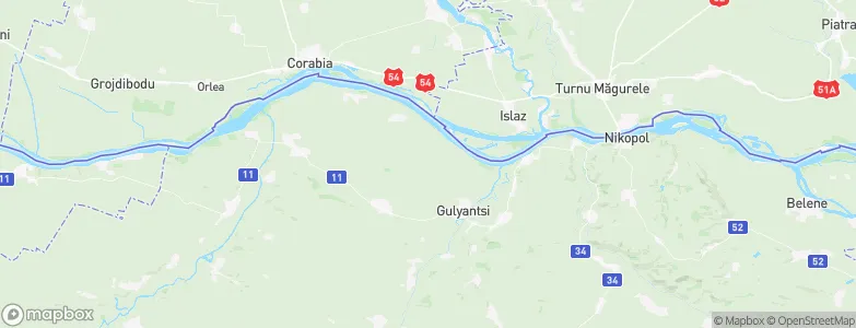 Gulyantsi, Bulgaria Map