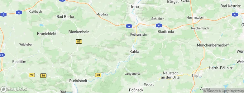 Gumperda, Germany Map