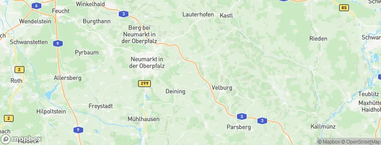 Günching, Germany Map