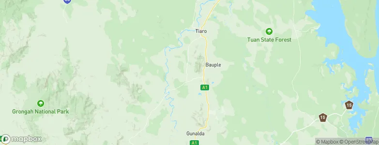 Gundiah, Australia Map
