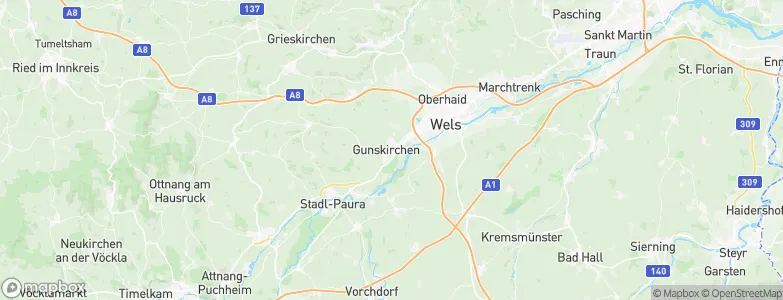 Gunskirchen, Austria Map