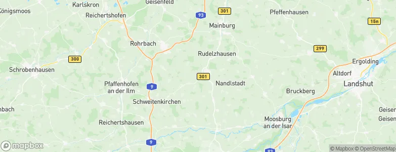 Günzenhausen, Germany Map