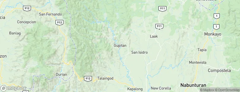 Gupitan, Philippines Map