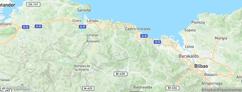 Guriezo, Spain Map