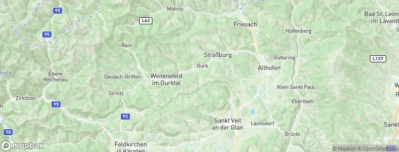 Gurk, Austria Map