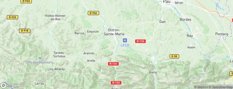 Gurmençon, France Map