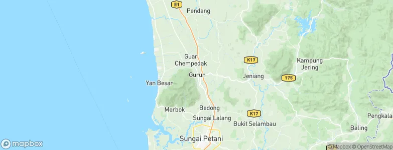 Gurun, Malaysia Map