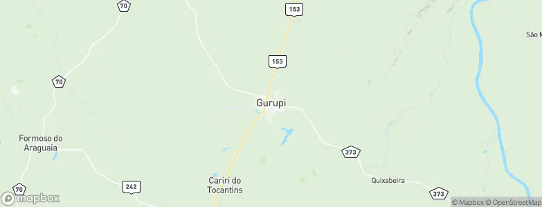 Gurupi, Brazil Map