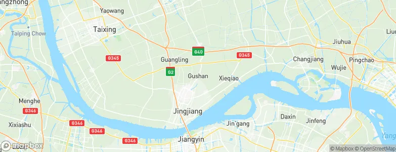 Gushan, China Map