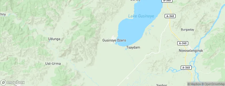 Gusinoye Ozero, Russia Map