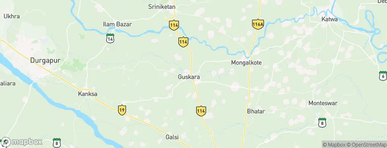 Guskhara, India Map