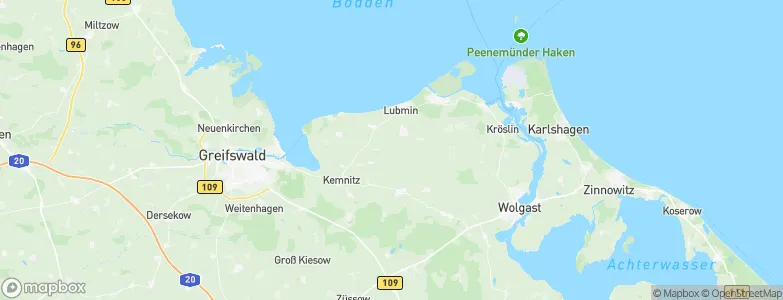 Gustebin, Germany Map