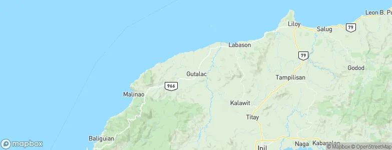 Gutalac, Philippines Map