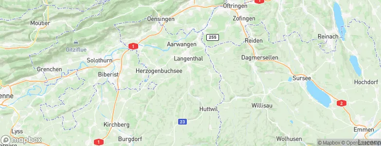 Gutenburg, Switzerland Map