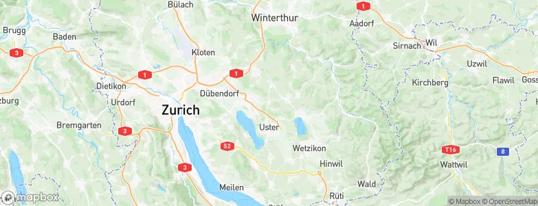 Gutenswil, Switzerland Map