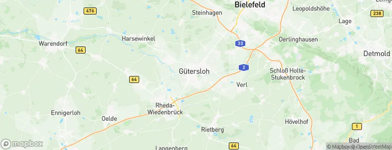 Gütersloh, Germany Map