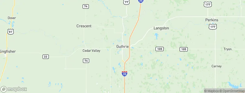 Guthrie, United States Map