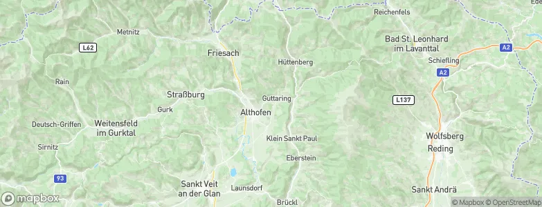 Guttaring, Austria Map