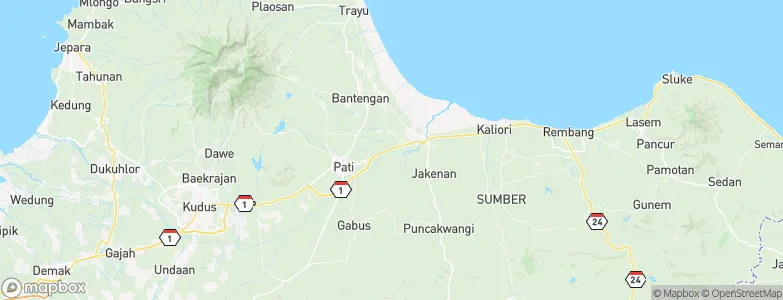 Guwo, Indonesia Map