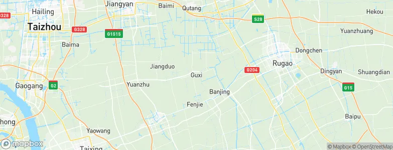Guxi, China Map