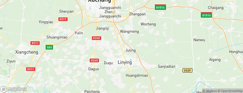 Guxiang, China Map