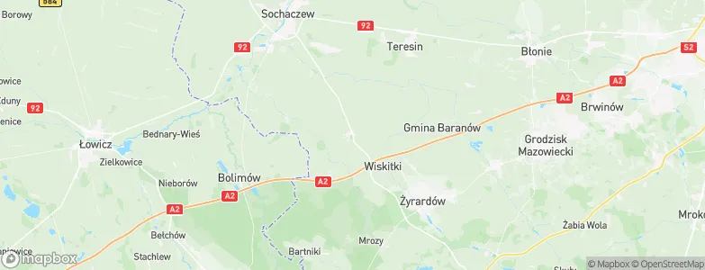 Guzów, Poland Map