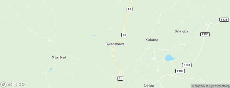 Gwadabawa, Nigeria Map