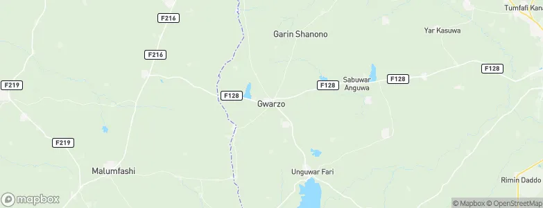 Gwarzo, Nigeria Map